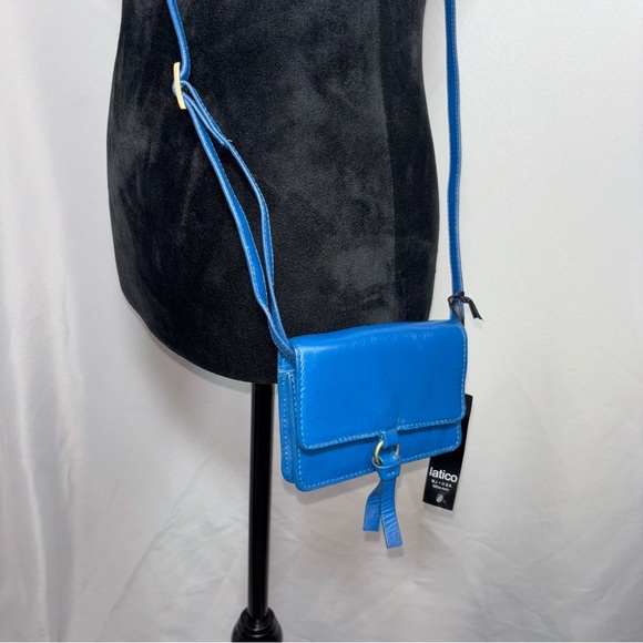 🔥SALE Latico Blue Soft Leather Crossbody Bag - Picture 8 of 8